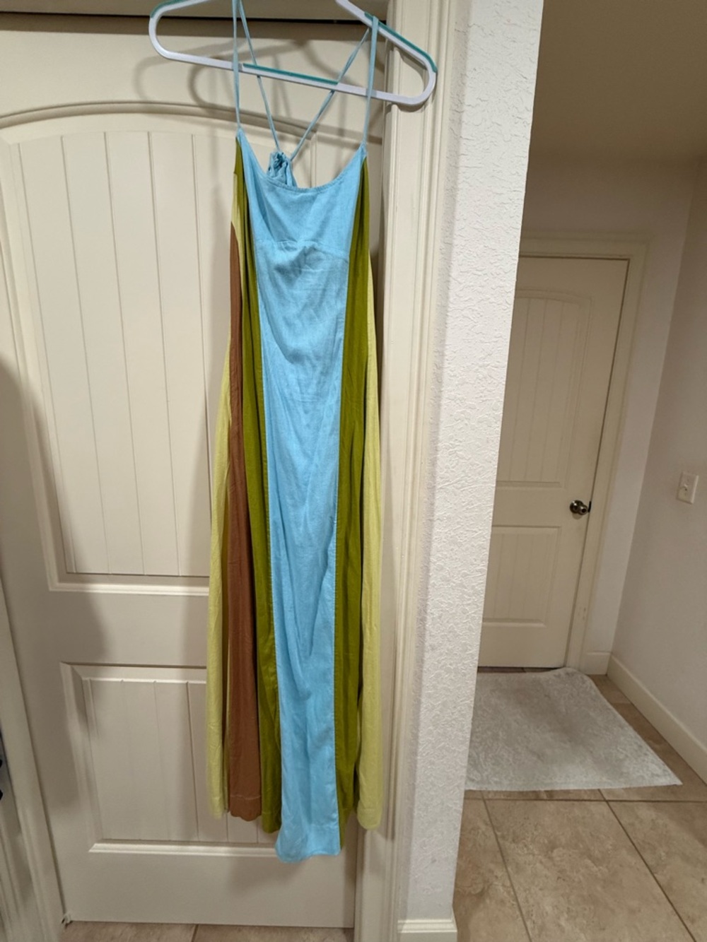 Free people color harmony maxi dress